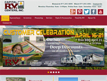 Tablet Screenshot of capitalrv.com